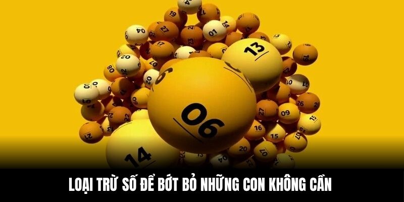 Loại trừ số để bớt bỏ những con không cần